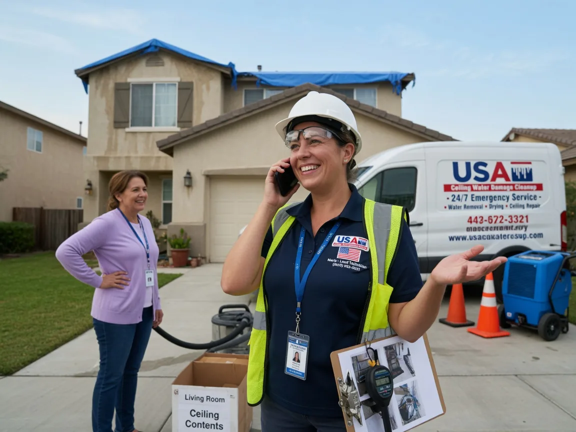 Ceiling Water Damage Restoration Standard, IL FAQs